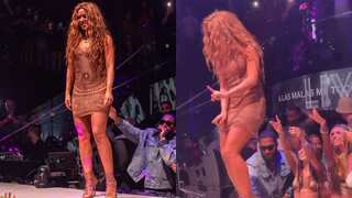 Shakira storms off stage after fan tries to ‘film up her dress’ at nightclub: Watch viral clip