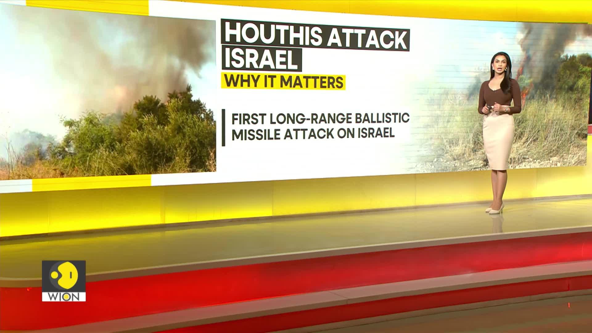 Israel-Hamas War: Missile fired by Houthi rebels lands in central Israel