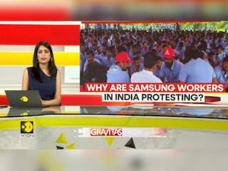 Why are Samsung workers in India protesting?
