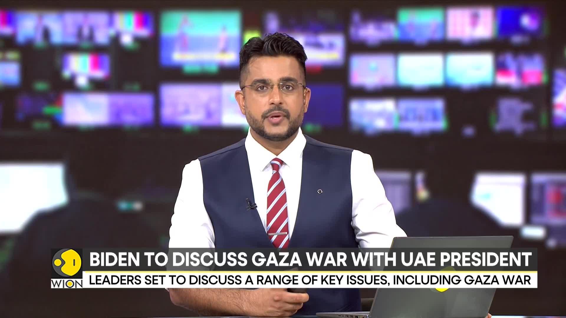 Biden and UAE President set to discuss a range of key issues, including Gaza War