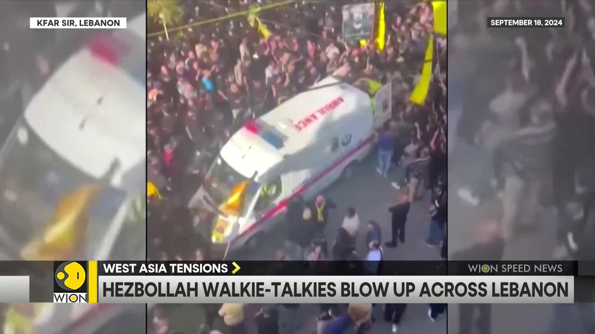 Lebanon walkie-talkie blasts: Hezbollah walkie-talkie blow up across Lebanon