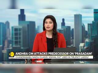 Andhra CM attacks predecessor on 'Prasadam'