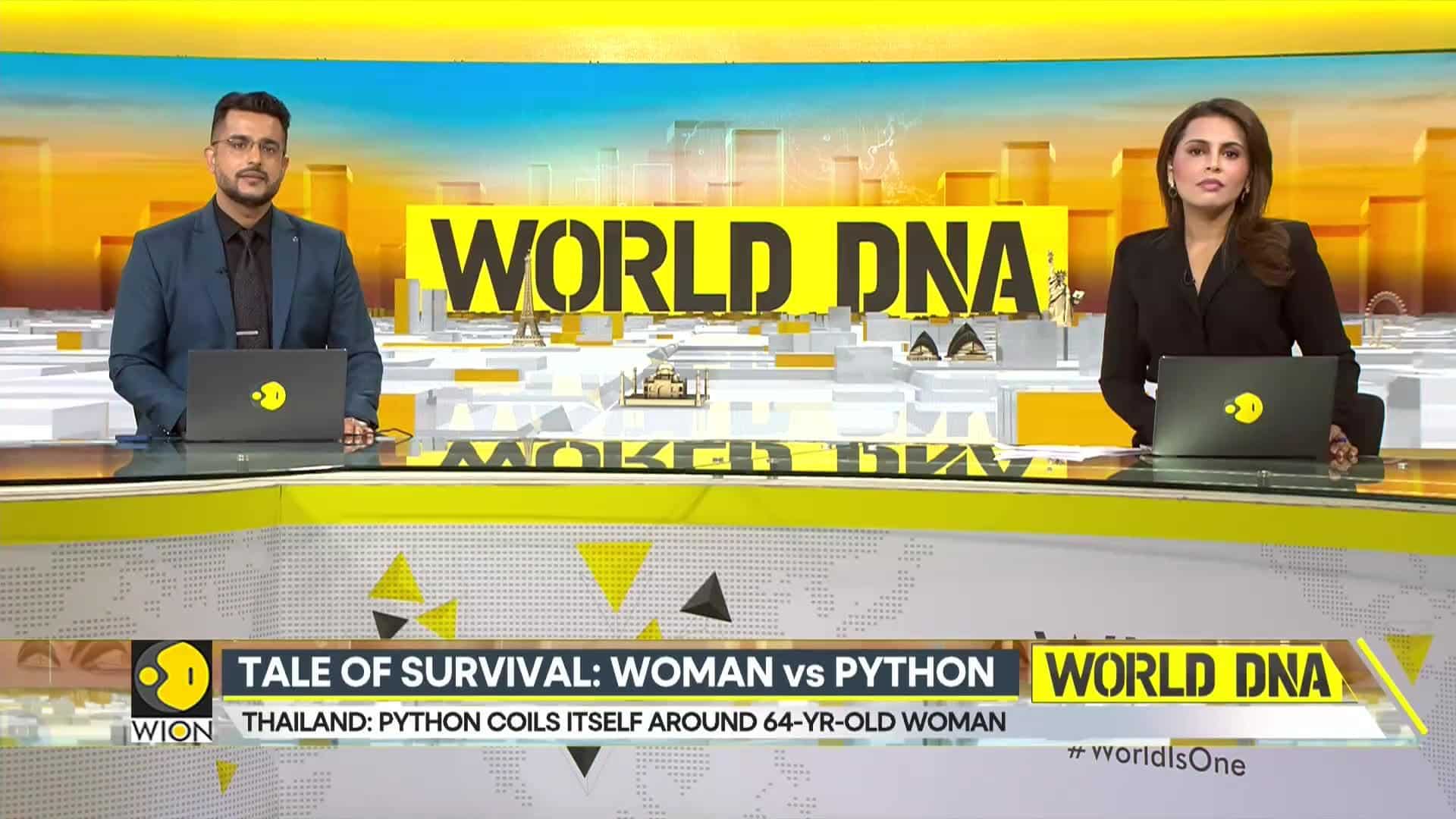 Woman spends a harrowing time in Python's grip - World DNA News