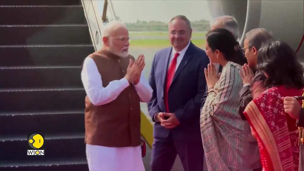 BREAKING: Indian PM Modi Lands in US, greets diaspora