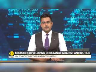 Microbes developing resistance against antibiotics