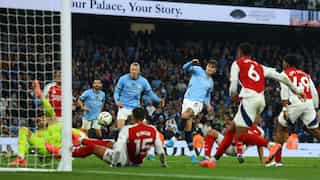 PL: John Stones scores late in injury time to save Manchester City's day against Arsenal