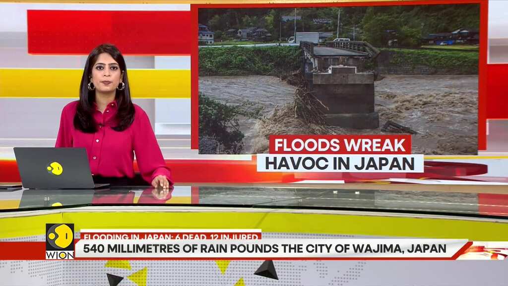 Flooding in Japan: 6 dead, 12 injured