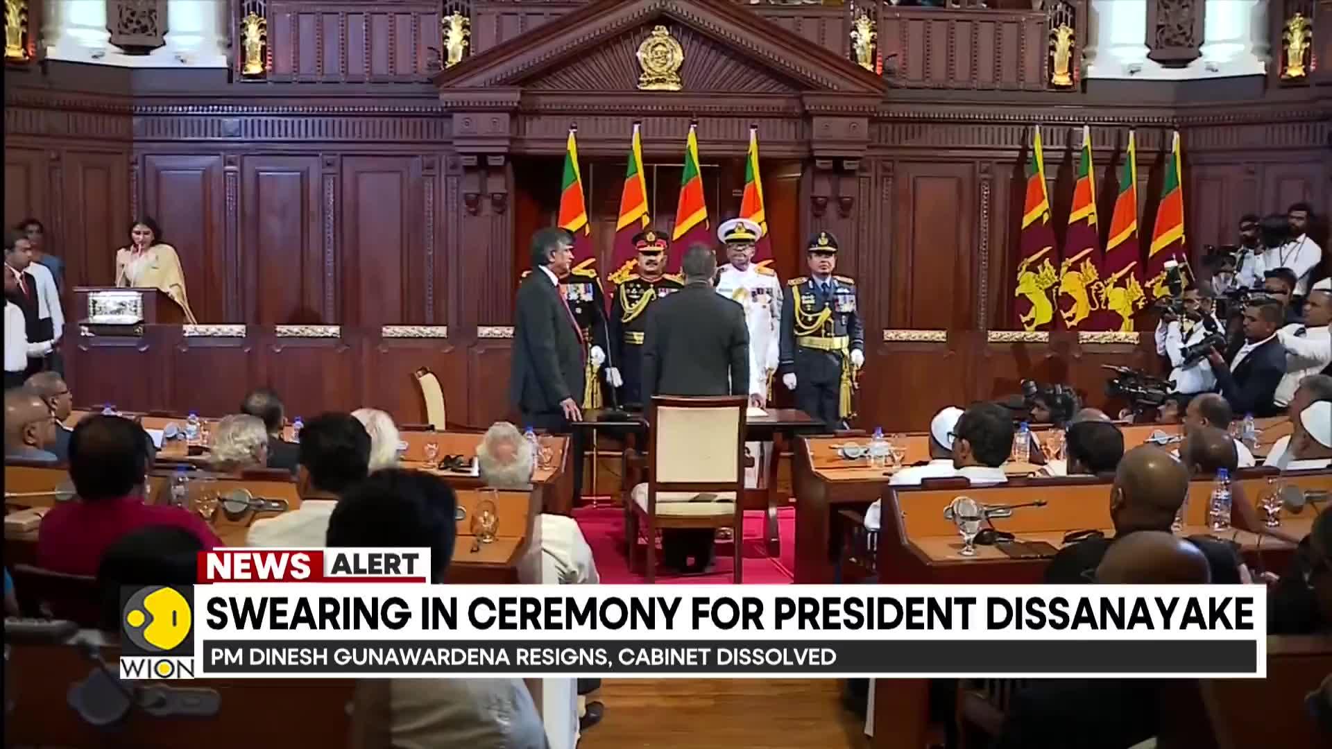 Sri Lanka Elections: Swearing In Ceremony For President Dissanayake