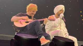 Ed Sheeran makes surprise appearance at Diljit Dosanjh's Birmingham concert: Watch