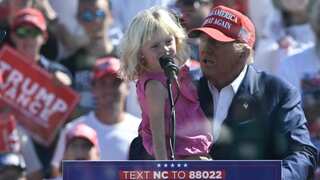 'Vote for grandpa': Donald Trump shares endearing moment with his grandkids during rally - WATCH