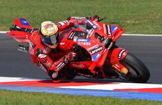Bagnaia smashes lap record to secure pole for Emilia-Romagna Grand Prix