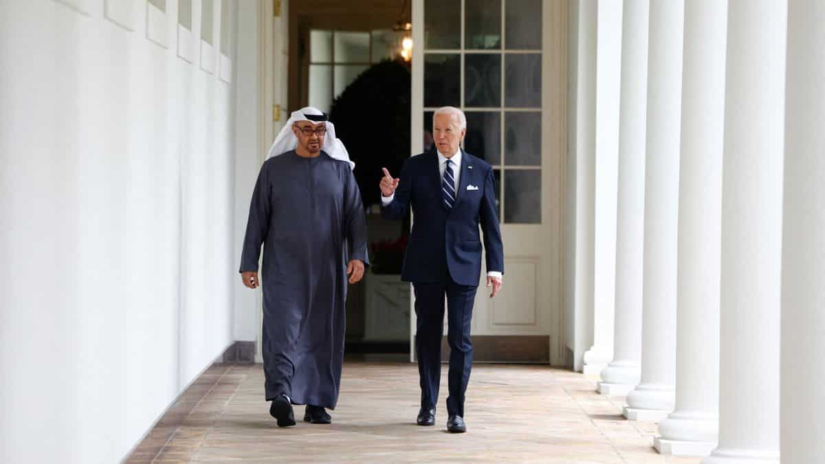 Biden hosts UAE President, says 'working to de-escalate' tensions between Israel, Hezbollah