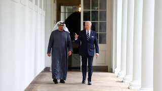 Biden hosts UAE President, says 'working to de-escalate' tensions between Israel, Hezbollah
