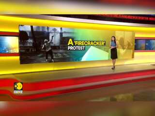 Mexico Protest: Demonstrators Hurl Firecrackers To Protest Mexico's Missing Students