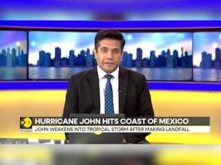 Hurricane John hits Mexico's Pacific Coast, Authorities Issue Red Alert In Guerrero & Oaxaca Areas