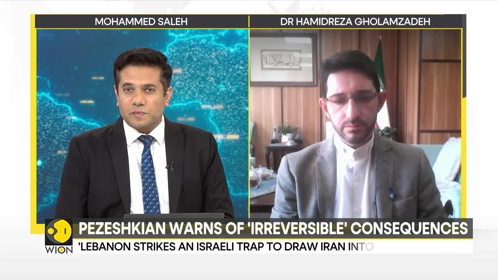 Iranian President Accuses Israel Of Seeking A Wider Conflict