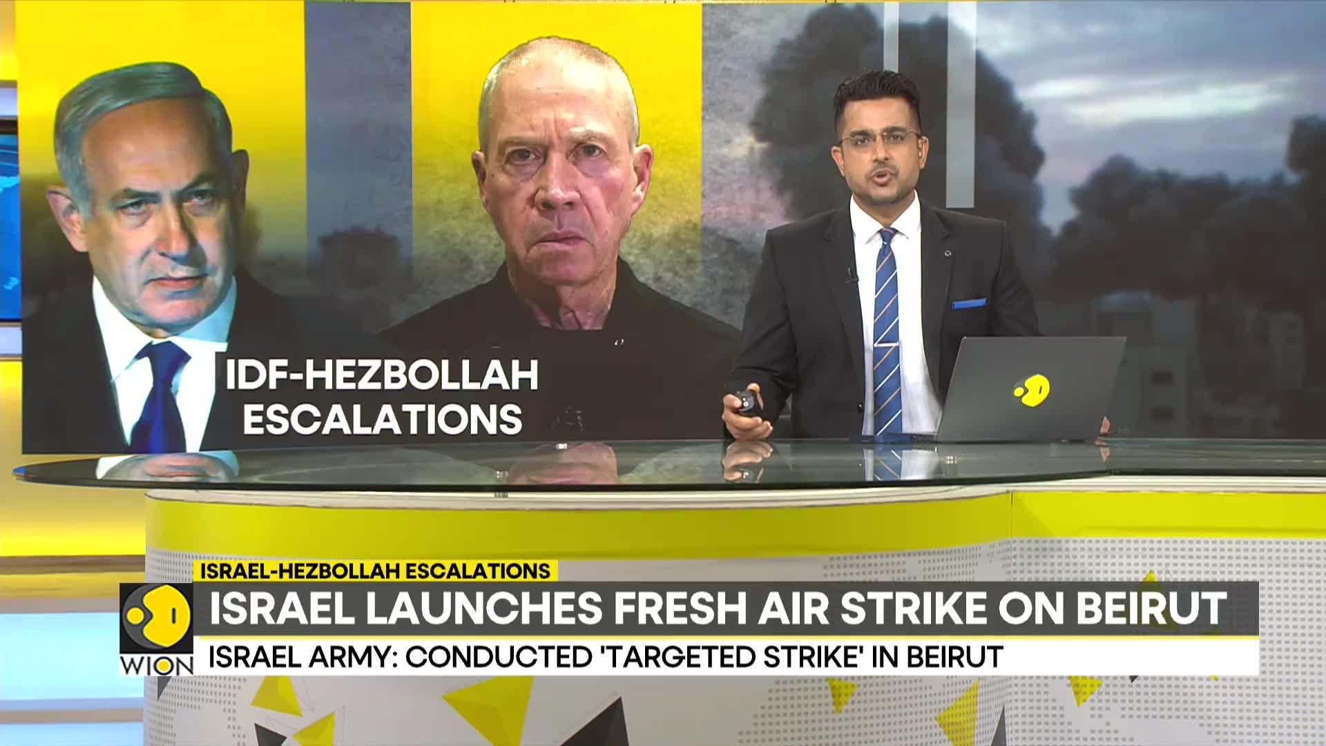 Israel-Hezbollah: Israel Launches Fresh Air Strike On Beirut