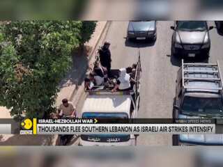 Israel-Hezbollah War: Thousands flee Southern Lebanon as Israeli air strikes intensify | Speed News