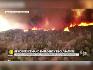 Argentina Wildfires Ravage Homes As Residents Call For Emergency Declaration