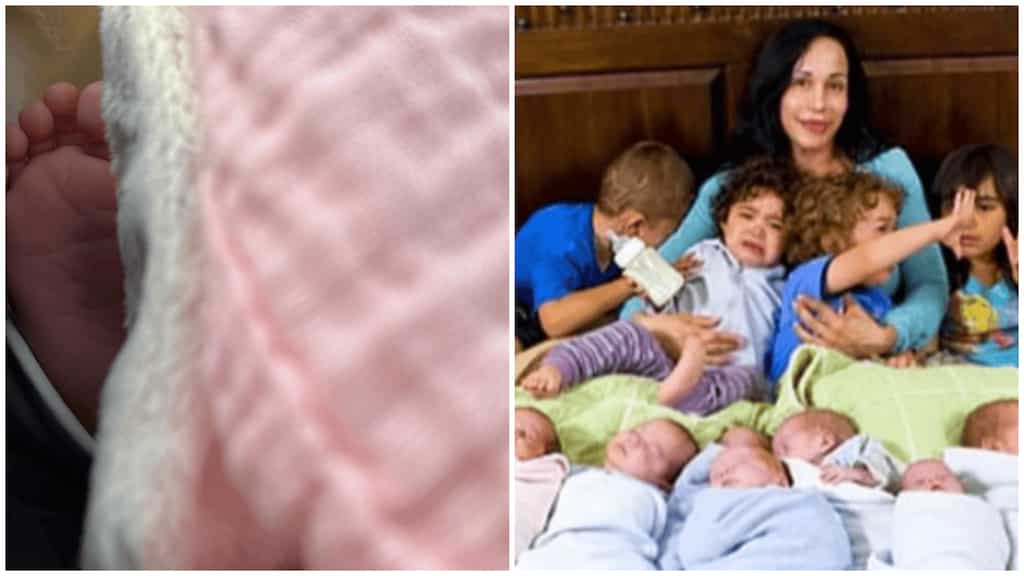 Octomom Natalie Suleman is now a grandmother; shares pic of her newborn grandchild