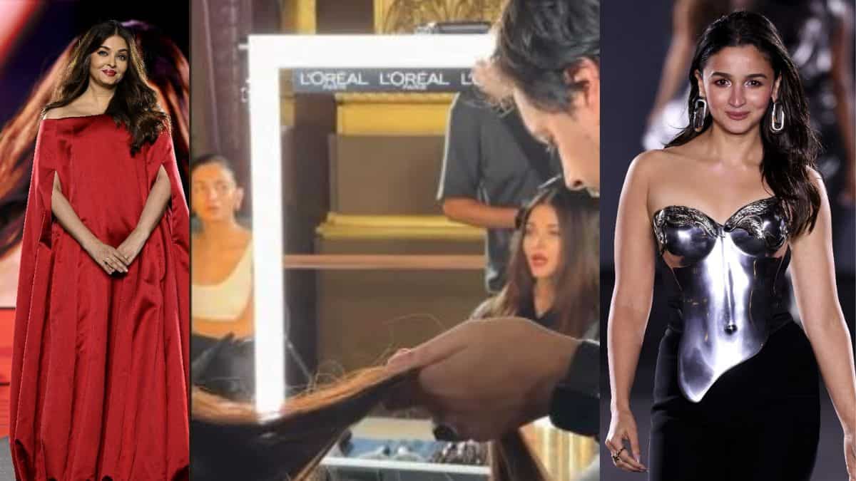 Aishwarya Rai and Alia Bhatt get ready together ahead of their show in Paris, see pics Aishwarya Rai and Alia Bhatt get ready together ahead of their show in Paris, see pics