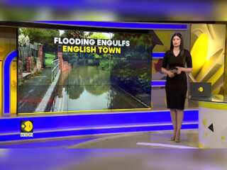Flood Engulfs English Town After Heavy Rainfall