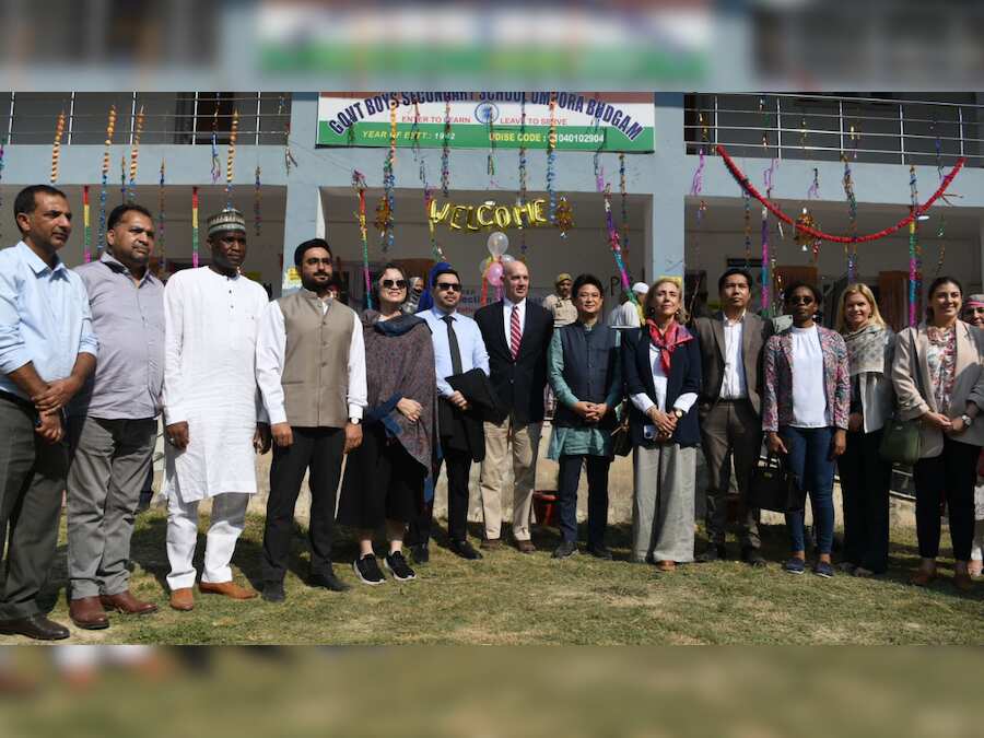 Foreign diplomats witness polling in India’s Jammu and Kashmir during second phase election