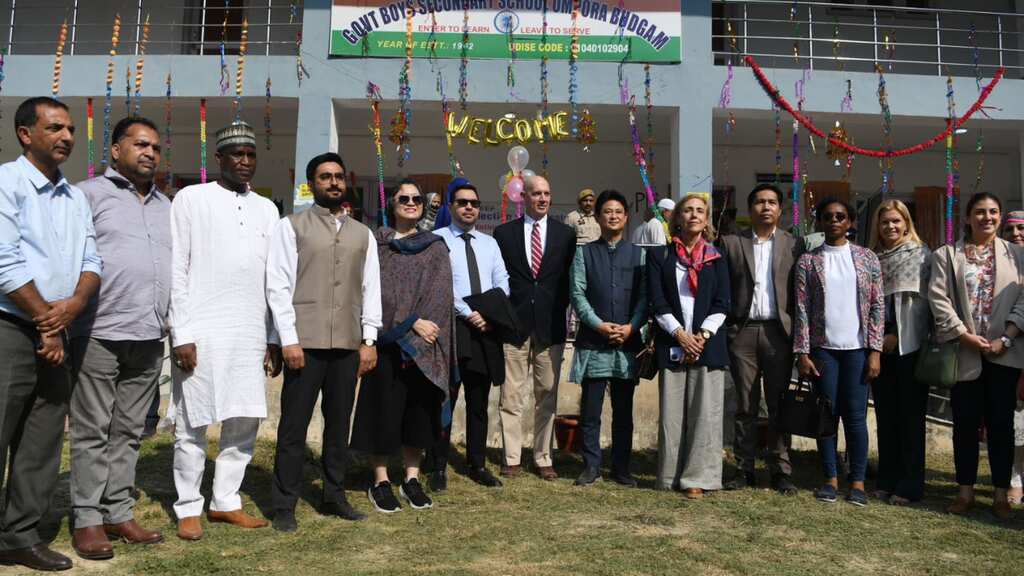 Foreign diplomats witness polling in India’s Jammu and Kashmir during second phase election