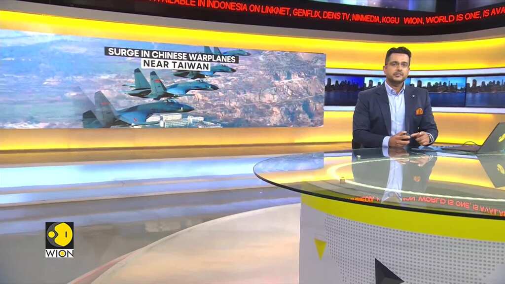 China-Taiwan: Surge in Chinese Warplanes Near Taiwan