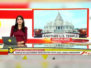 Temple Vandalised In US With Anti-Hindu Messages, Water Supply Cut