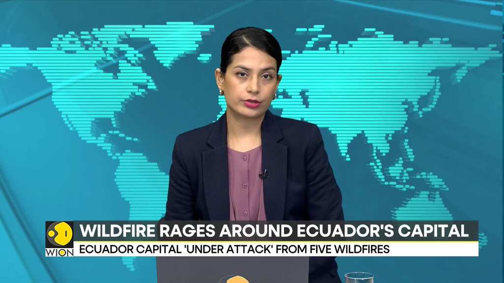 Ecuador Capital 'Under Attack' From Five Wildfires