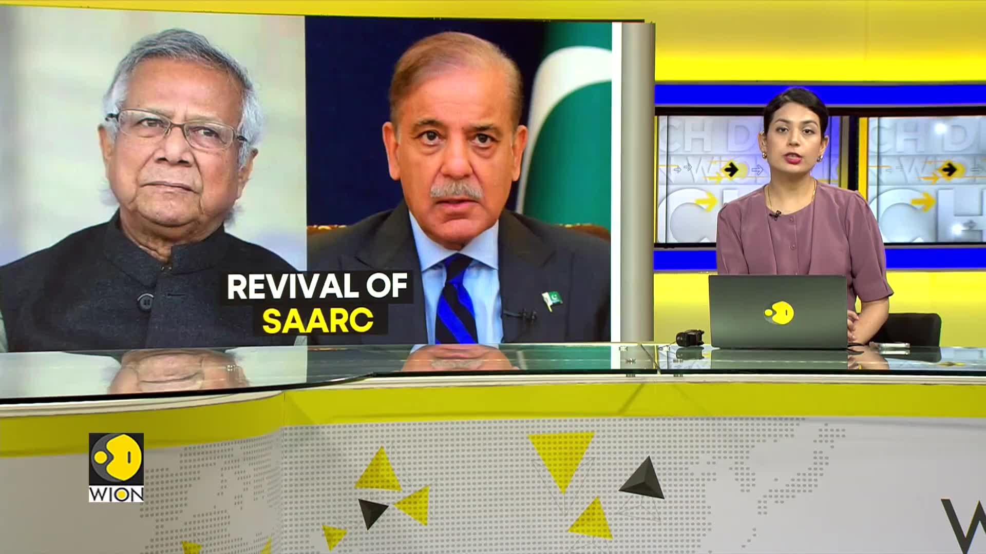 Bangladesh Chief Yunus Meets Pakistan PM Sharif On Sidelines Of UNGA Meet, Calls For SAARC Revival