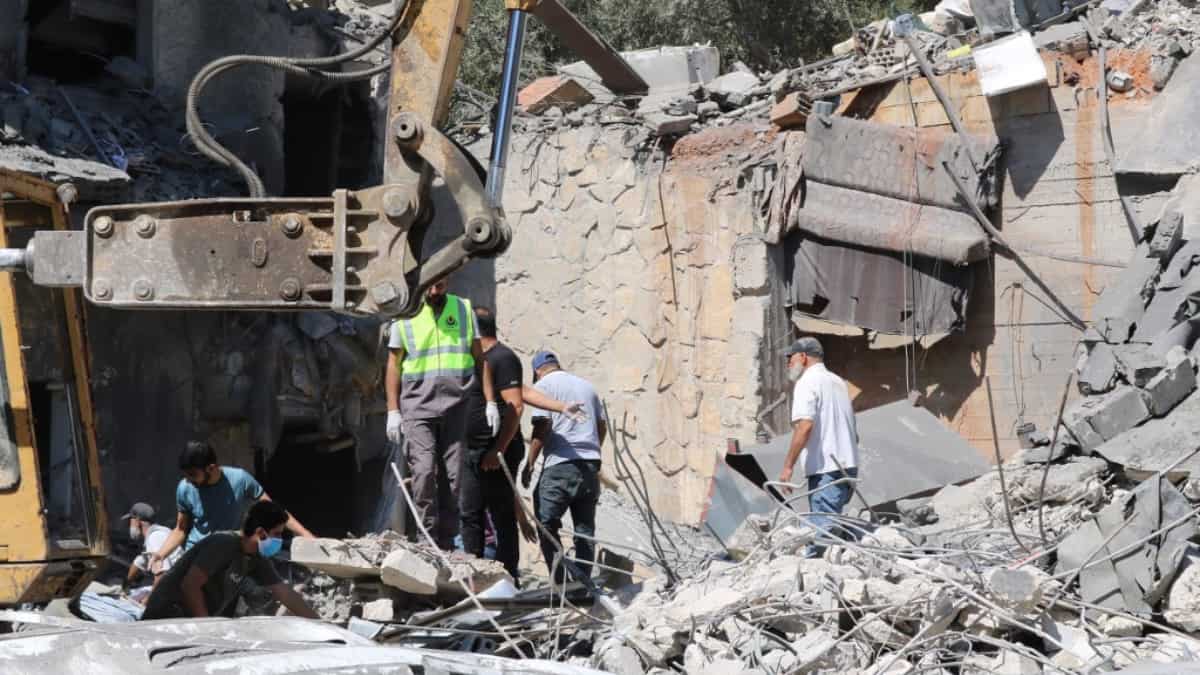 Lebanon’s state-run news agency claims Israeli airstrike killed around 23 Syrian workers and kin