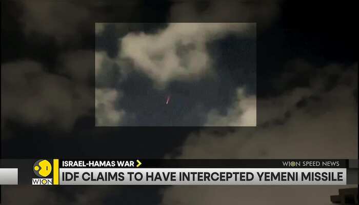 Israel-Hamas War: IDF claims to have intercepted Yemeni missile | WION Speed News