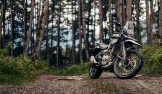 Royal Enfield Himalayan 450 upgraded with wire-spoked tubeless wheels
