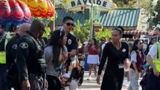 Watch: Woman arrested and thrown out for trying to sneak in kids without tickets at Disneyland
