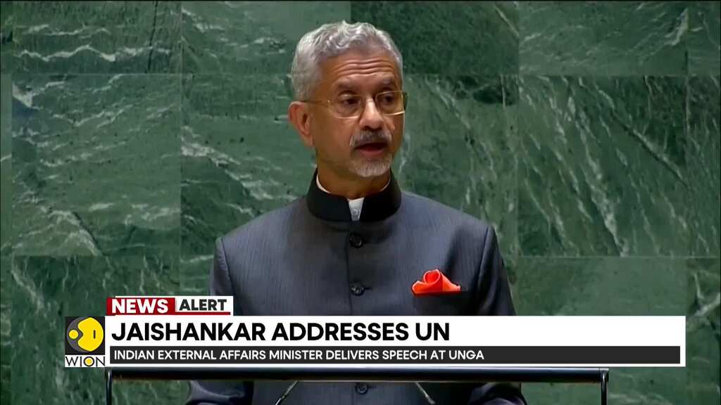 Indian EAM Delivers Speech At UNGA: Raises Concern Over West Asia Conflict