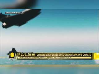 Chinese Warplanes Surge Near Taiwan's Coasts