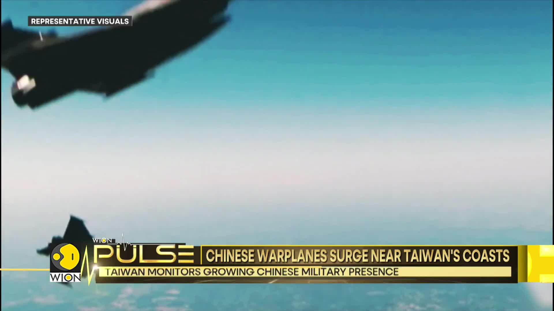 Chinese Warplanes Surge Near Taiwan's Coasts
