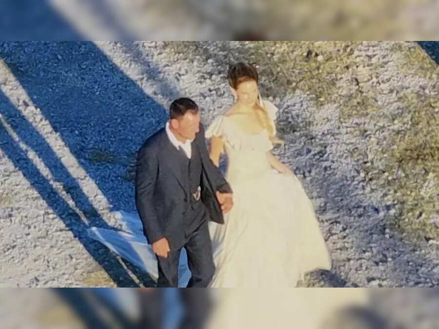 Lana Del Rey's thrifted, vintage wedding dress costs less than $400