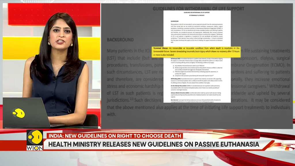 Indian Health Ministry Releases New Guidelines on Passive Euthanasia