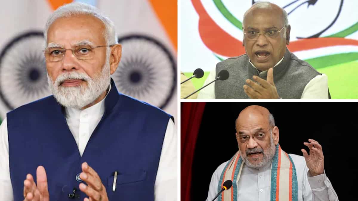 War of words between BJP and Congress over Kharge's 'will stay alive until Indian PM Modi is ousted' remark