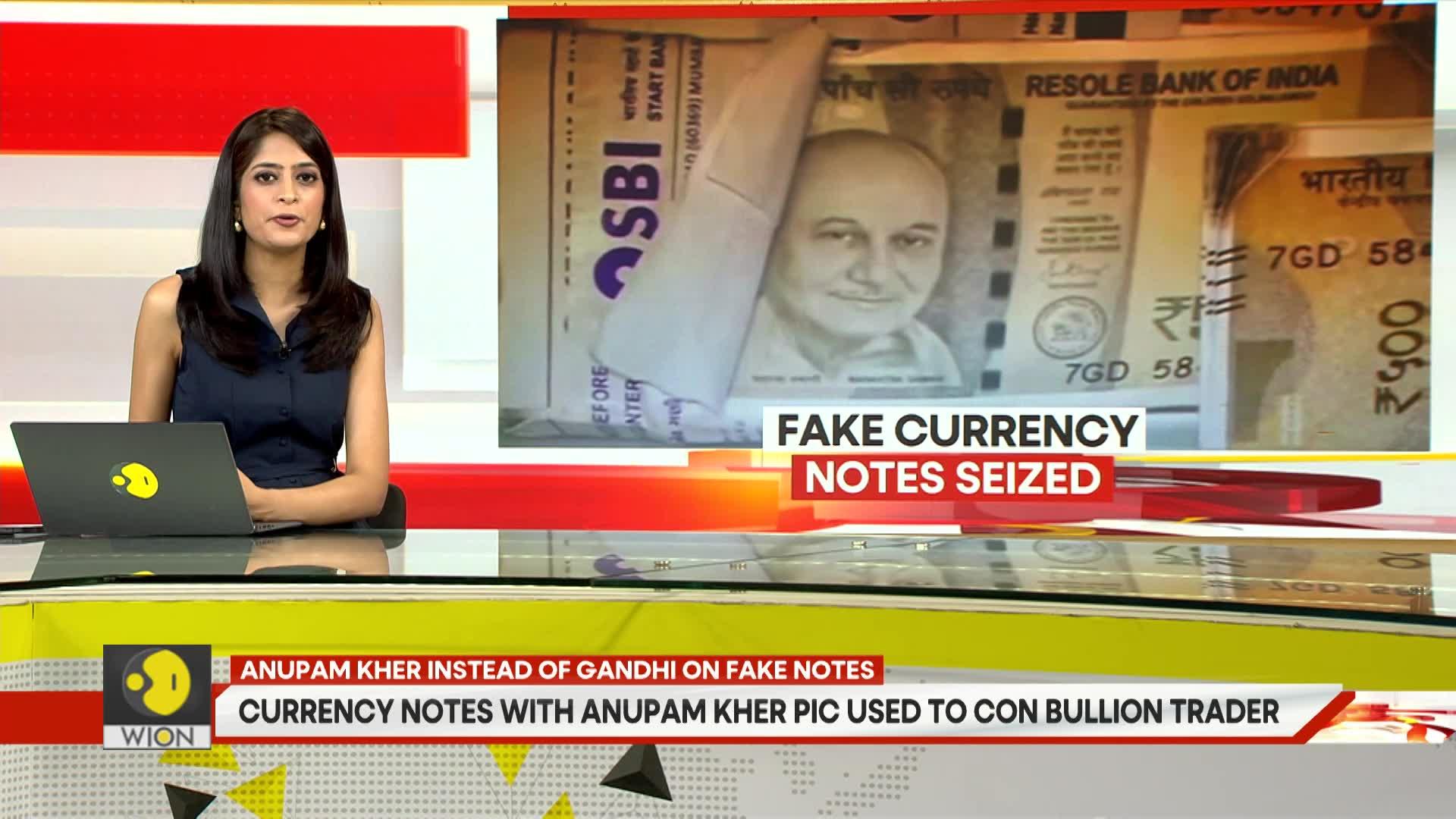 Actor Anupam Kher Replaces Gandhi On Fake Rs 500 Banknotes Seized In Gujarat