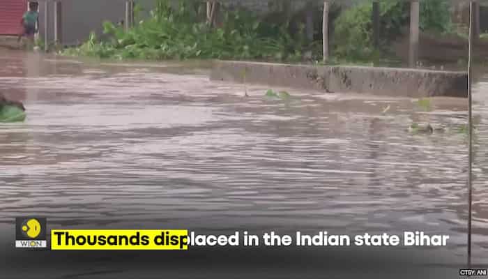 Bihar Floods: Residents Wade Through Chest-High Floodwaters In Indian State