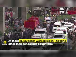 Thailand Bus Fire: Tragic Bus Fire Kills At Least 25, Mostly Primary School Students