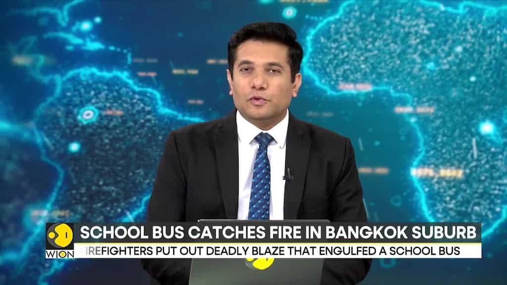 Thailand: School Bus With 44 Students Catches Fire in Bangkok suburb