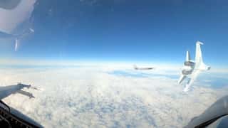 US military releases video of ‘unsafe’ Russian fighter jet manoeuvre near Alaska