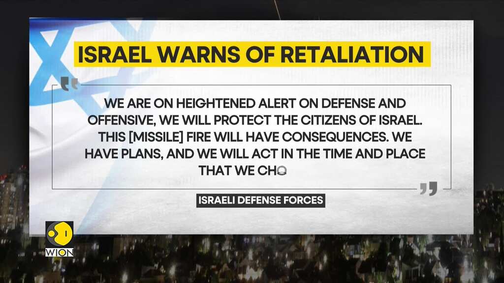 BREAKING | Iran Attacks Israel: IDF Says, Will Retaliate Against Iran At Time & Place We Decide