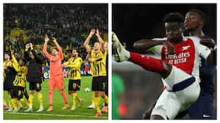 Arsenal beat PSG in Champions League duel, Dortmund thrash Celtic