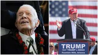 Trump makes birthday dig at Jimmy Carter, the longest-living former president who turned 100
